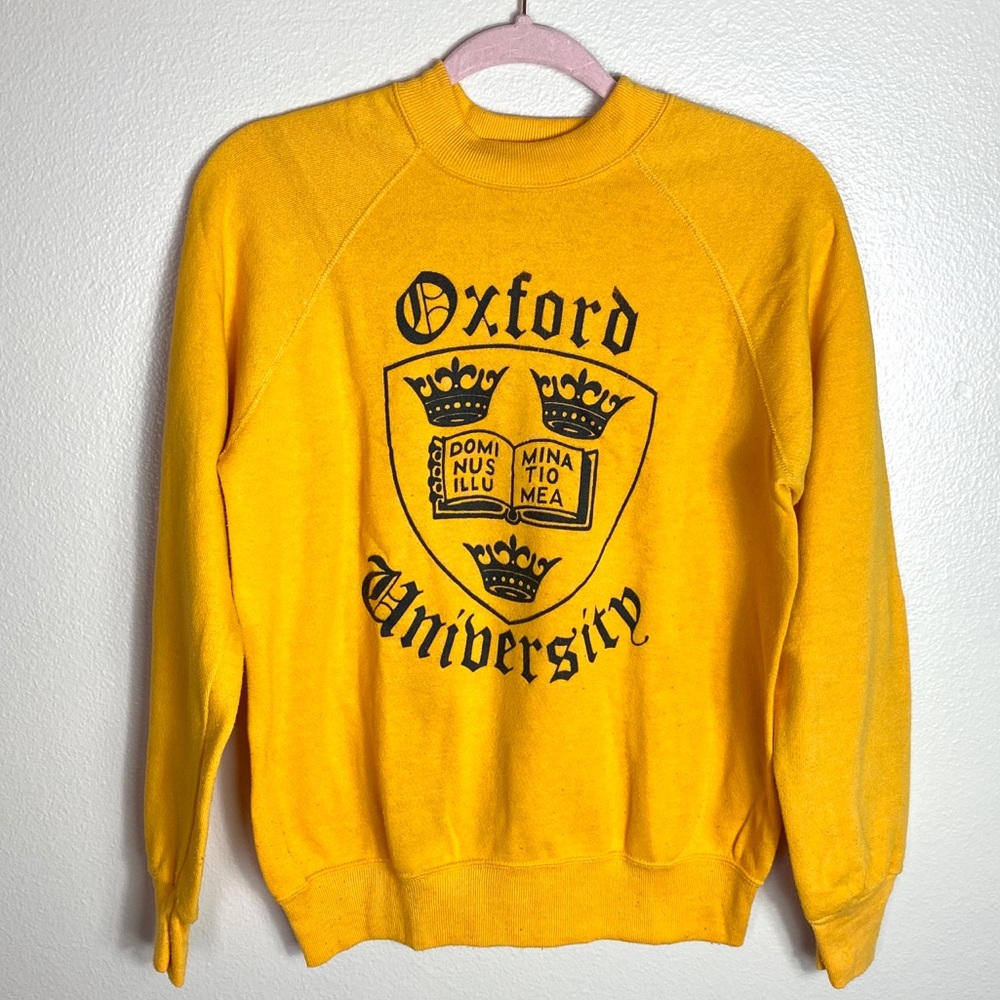 Oxford University Vintage 80s Sweatshirt